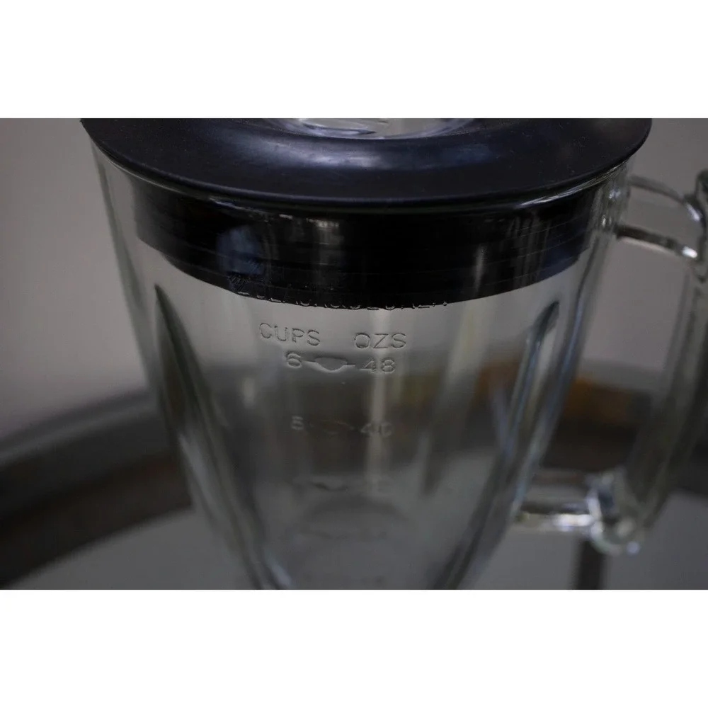 Black + Decker Glass Blender Jar Replacement Pitcher 6-Cup 1.5L